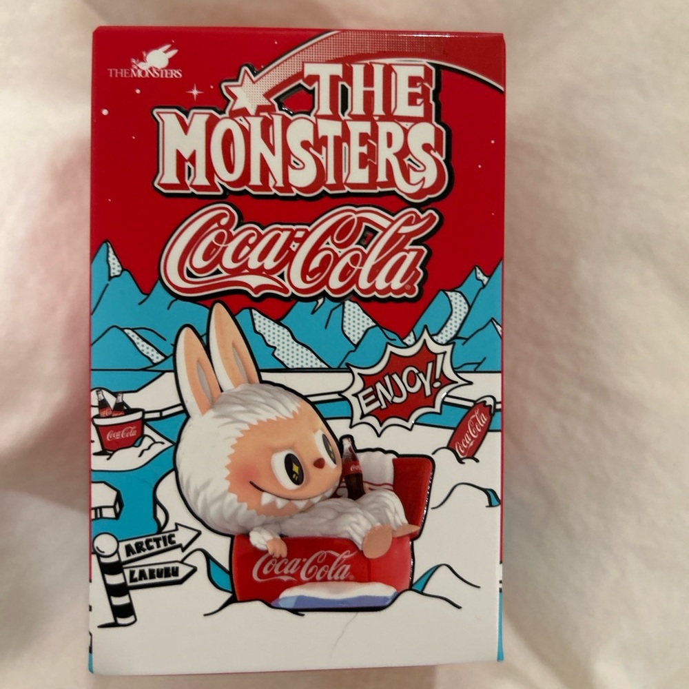Pop mart The Monsters Labubu Coca-Cola vinyl figurine BLIND BOX